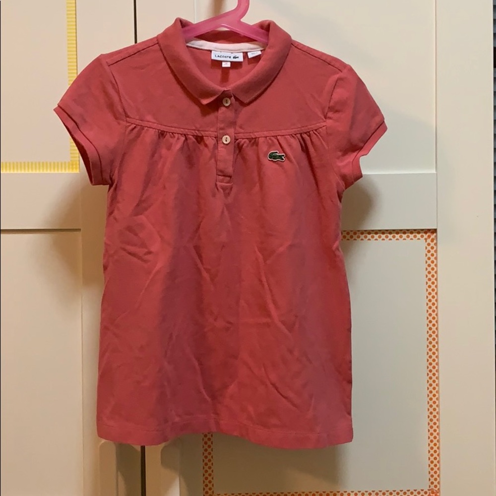 Lacoste polo short sleeve for girls